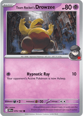 Team Rocket's Drowzee - 079/182 - Common - Reverse Holo